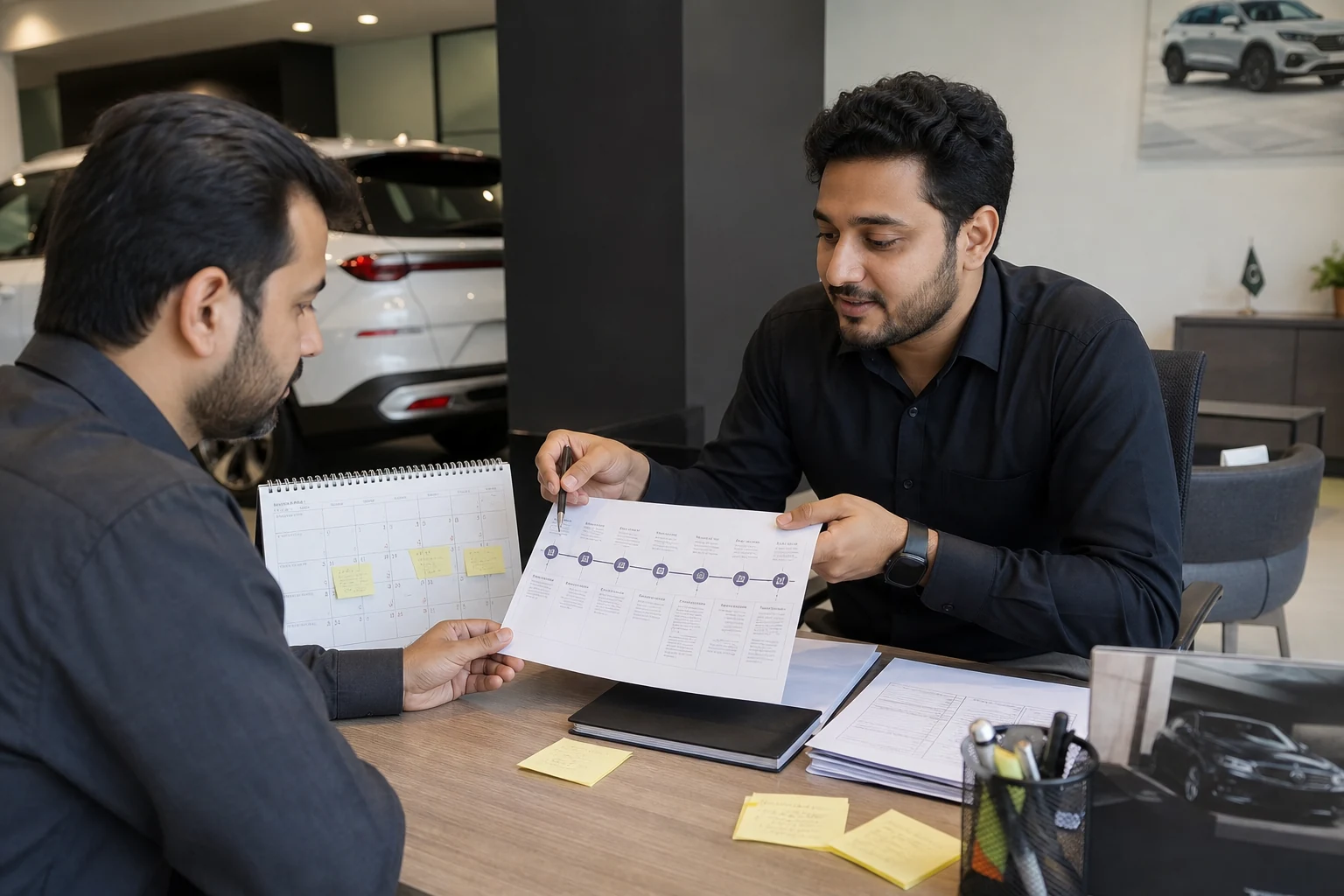 Clear booking and delivery timeline
