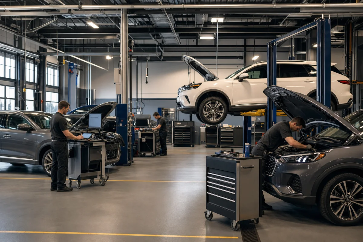 Kia Samaa service workshop