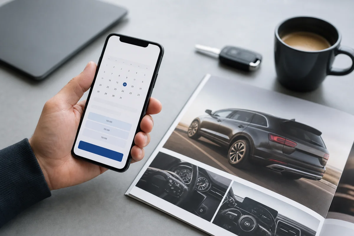 Book your test drive online