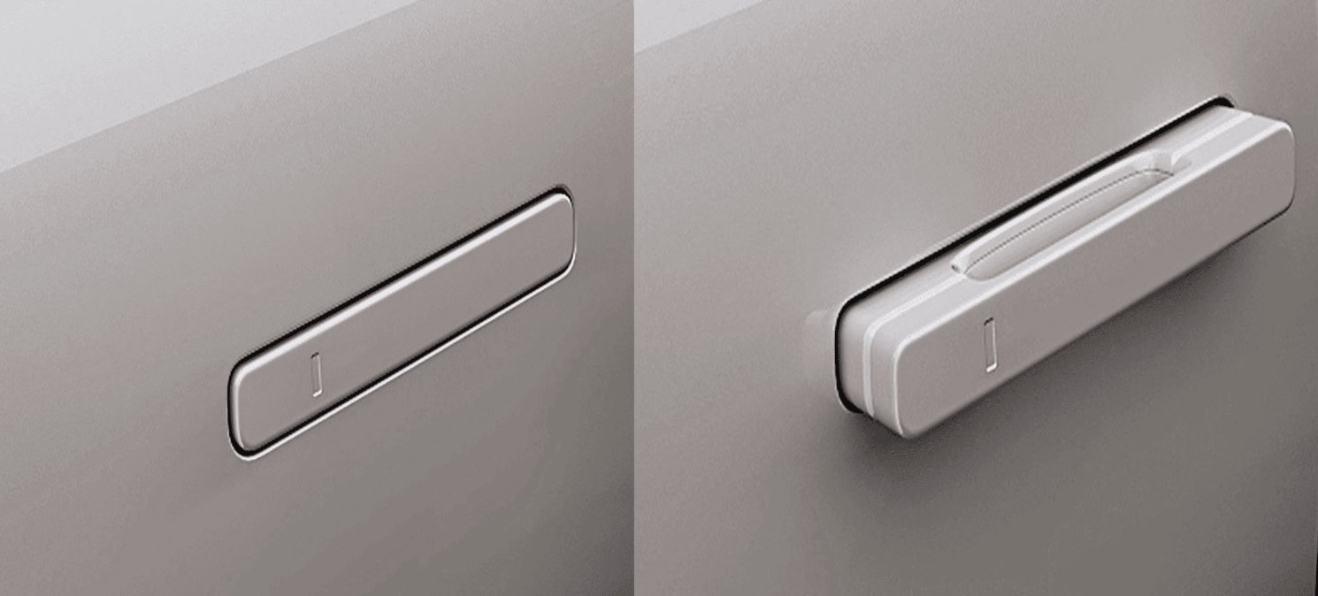 Auto-Flush Door Handles