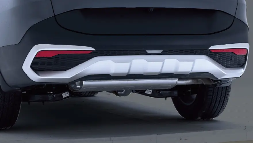 Large Black Rear Bumper