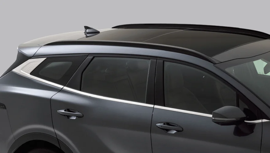 Glossy Black Roof Rack