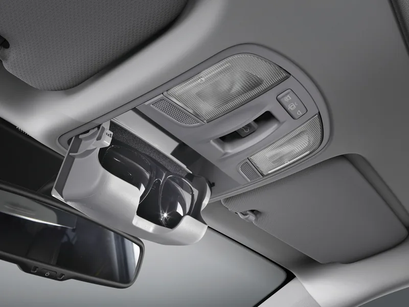 Overhead Console Lamp With Sunglass Case